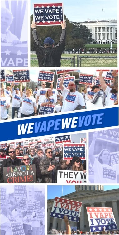 About we vape we vote